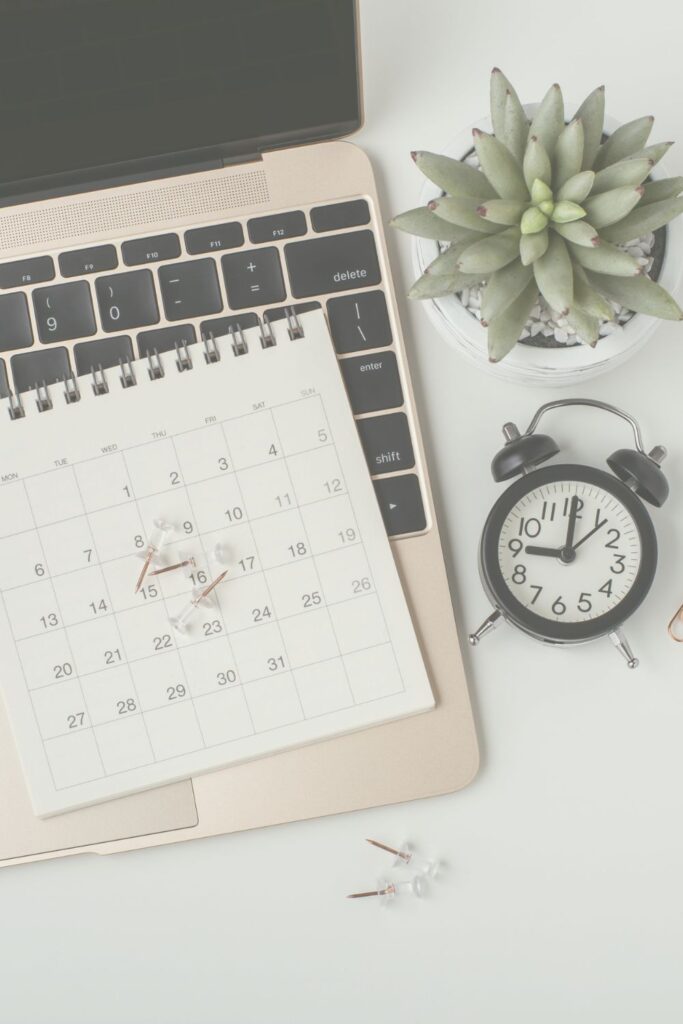 schedule your days