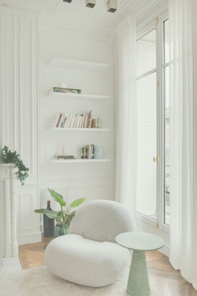 clean and organized elegant room